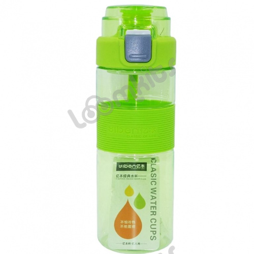 Пластиковая бутылка Classic of life зеленая, 550 мл